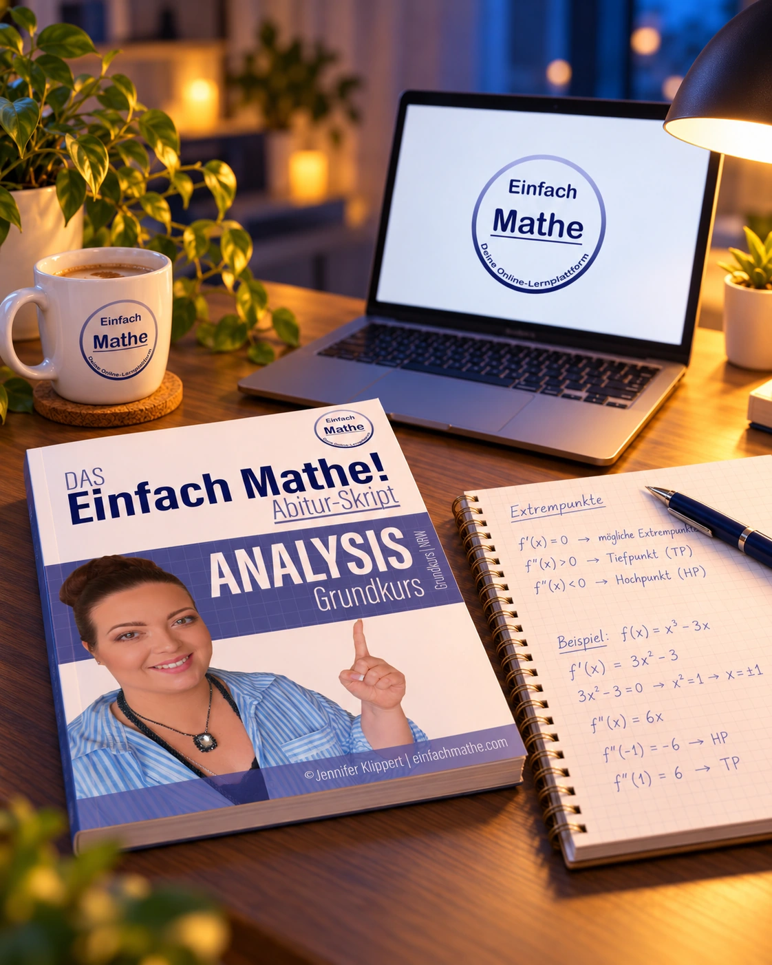 EinfachMathe-Lernszene als Abschluss der Coaching-Vorstellung